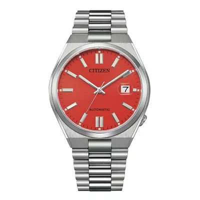 Citizen NJ0158-89W Sapphire Automatic Blazing Red Dial Men's Watch • $338.99