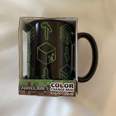Minecraft Color Changing Coffee Mug Drink Glass Zak! Mojang New • $16.50
