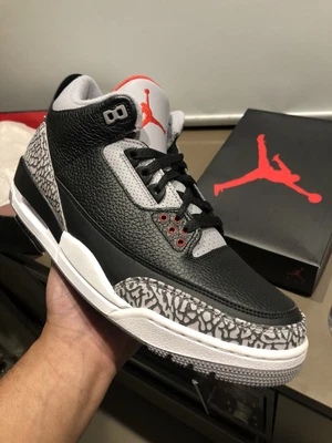 $750 • Buy Jordan Retro 3 Black Cement Sz12