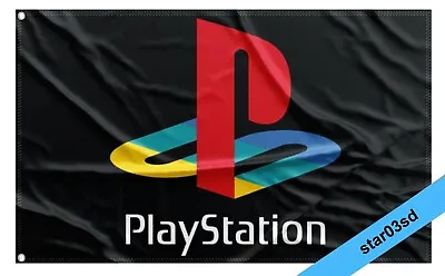 PlayStation Flag  (3x5 Ft) Video Game Gaming PS Play Stration Wall Garage • $13.99