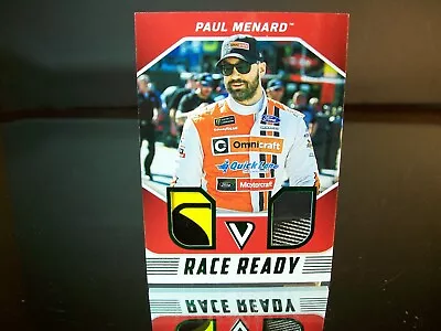 Paul Menard Panini Race Ready Race-Used Tire Sheet Metal 2018 Card #RRD-PM 66/99 • $4.99