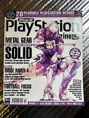 Official PlayStation Mag #42: Feb 1999 + 9-page Metal Gear Solid Review Feature • £9.99