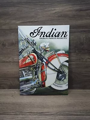 Indian Motorcycles Tin Metal Sign Parts & Service Vintage Style Roadmaster Shop • $19.99