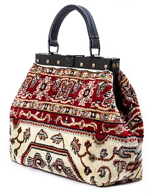 CLASSIC VICTORIAN-STYLE MARY POPPINS CARPET BAG. NEW From LONDON. FREE DELIVERY • $372.90