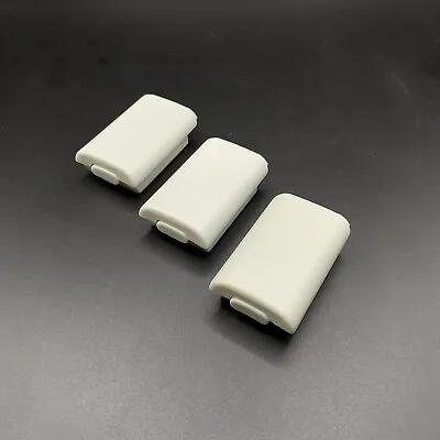 White Xbox 360 Controller Battery Cover Pack Holder 3PCS Aus Seller Free Postage • $14.20