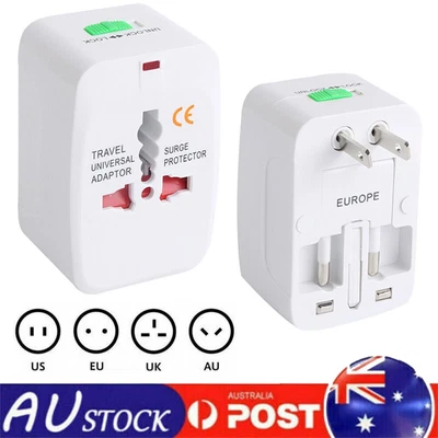 $12.56 • Buy Universal International Travel Power Adapter Convertor Plug Power US/UK/AU/EU