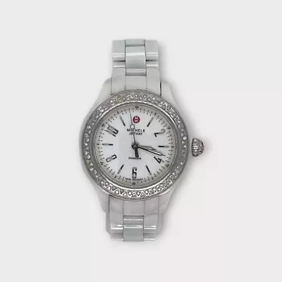 Michele Diamond Jetway Lady's Wristwatch MWW17E000001 CERAMIC WATCH (SPG054881) • $499