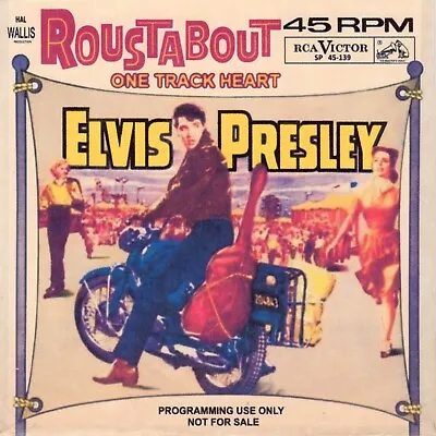 Elvis Presley  Roustabout /One Track Heart  RCA Victor SP-45-139 1964 Sleee Only • $88