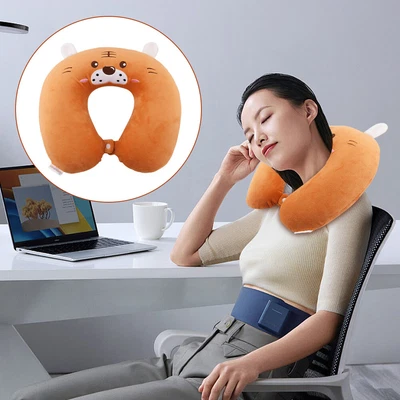 $13.89 • Buy Travel Pillow Kids Adults Cute Cartoon Memory Foam Airplane Accessories U Shaped