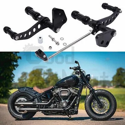 Gloss Black Forward Controls For Harley Davidson Dyna 2006-2017 FXDB FXDF Model • $159.15