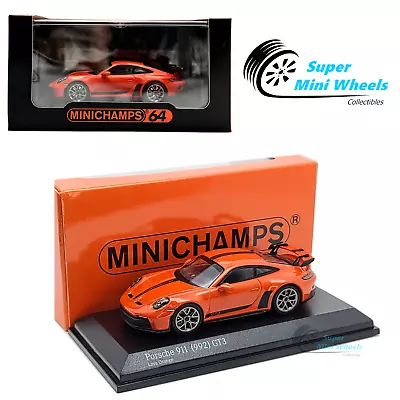 Minichamps 1:64 Porsche 911 (992) GT3 - Lava Orange • $28.99