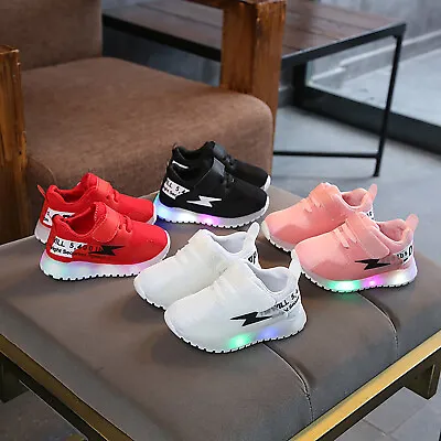 Children Kids Girls Boys Sneakers LED Light Luminous Shoes Sport Shoes • $25.54