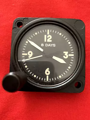 Vintage Wakmann 8 Day Military Aircraft Clock New Free Shipping • $425