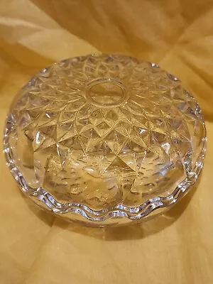 Zajecar? Crystal Clear Glass Candy Dish Scalloped Edge Jewelry Box Trinket Bowl  • $15.99