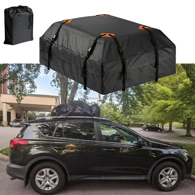Roof Top Bag Cargo Carrier Waterproof 21 Cubic Storage Travel For Toyota RAV4 • $59.27