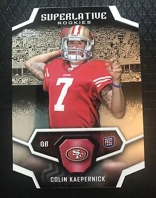 2011 Topps Chrome Colin Kaepernick  Superlative Rookies  Die Cut Insert #SR-CK. • $12