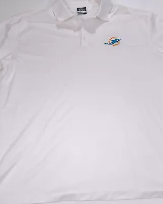 Miami Dolphins Nike Dri Fit  NFL Polo Golf Shirt Men's Adult XXl 2xl • $19.99