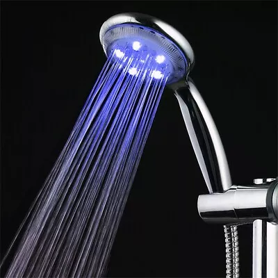 7 Colors Auto Changing LED Shower Head Water Glow Lights For Home Bathroom • $15.92