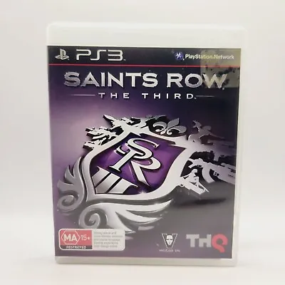 Saints Row The Third PS3 Sony Playstation 3 AUS PAL Complete CIB Game • $6.99