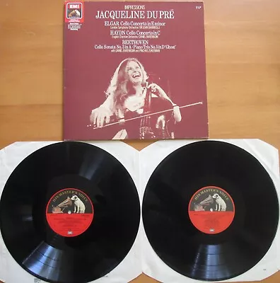 Impressions Jacqueline Du Pre Cello 2xLP EXCELLENT Gatefold EMI EX 7697071 • £25