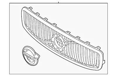 Genuine Volvo Upper Grille 32365392 • $370.03