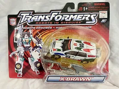 ✰ Transformers X-BRAWN Autobot Deluxe 2001 Robots In Disguise SEALED RID • $34.99