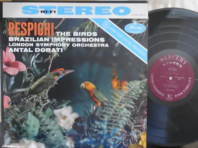 Respighi The Birds ORIG US 2nd Press DG Mercury Living Presence LP SR90153 • £24.76