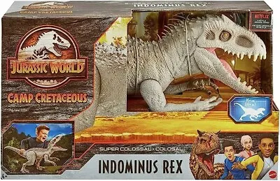 Mattel Jurassic World Camp Cretaceous Super Colossal Indominus Rex 3ft Dinosaur • $97.74