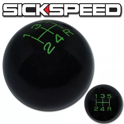 Black/green Vintage Shift Knob 5 Speed Short Throw Shifter Selector 12x1.25 K03 • $33.90