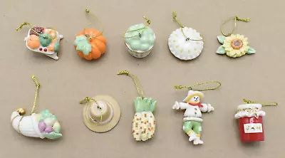 Lenox Autumn Favorites 10 Piece Mini Ornament Set Thanksgiving • $99.99