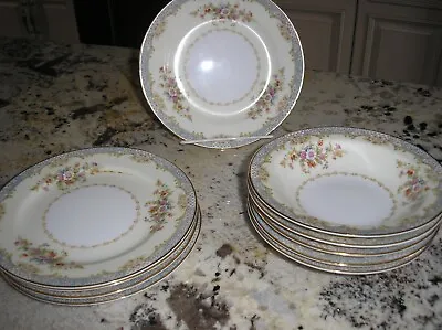 Vintage Noritake China Dinnerware 10 Pcs In NAOMI Pattern 4901 Made In Japan • $75