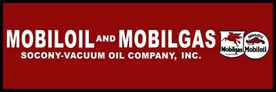 MobilOil & Mobil Gas - Gargoyle Oil NEW Metal Sign: SOCONY-Vacuum Oil Co.  • $19.88