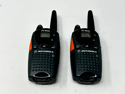 2 Motorola FR50 Talkabout Two Way Radio Walkie Talkies - Tested & Works • $30