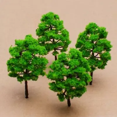 10 X HO N GAUGE Model Train Park RAILWAY Trees Green • £5.70