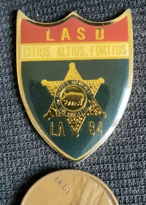 Los Angeles 1984 Olympics LASD Sherrif Department Shield LTD 200 Pin • $9.99