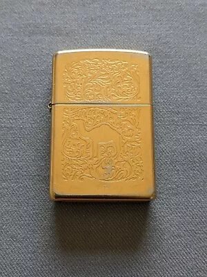 Vintage 1996 Camel Cigarettes 2-sided 22k Gold Plated Zippo Lighter Rare • $15.50