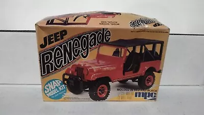 Vintage 1980 MPC Jeep Renegade Red Black 1:32 Snap Model Kit 1-3215 SEALED • $10