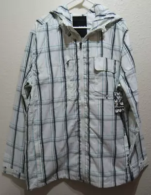 Hurley Men's Multi-colored Plaid Hoodie Jacket - Size 2XL • $14.99