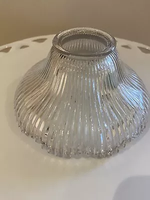 Vintage Industrial Holophane Glass Light Fixture Shade • $35