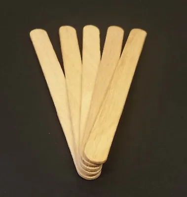 Wooden Lolly Sticks Coloured & Natural Jumbo Lollipop For Kids Arts Crafts Model • £17