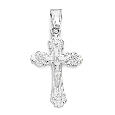 925 Sterling Silver Crucifix Pendant Cross Necklace Religious Jewelry • $38