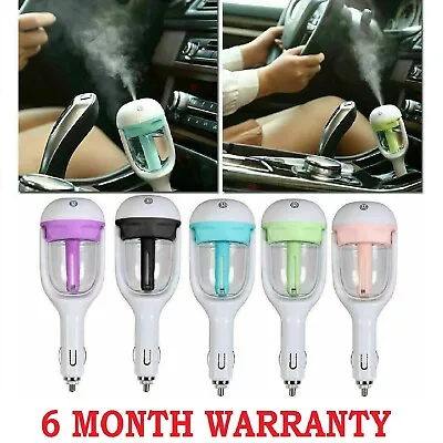 $16.99 • Buy Mini Car Air Humidifier Essential Oil Diffuser Ultrasonic Aroma Mist Purifier AU