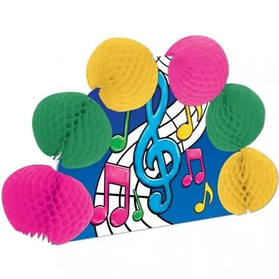 Musical Notes Pop-Over Centerpiece 10  Paper Music Note Party Tableware • $2.89