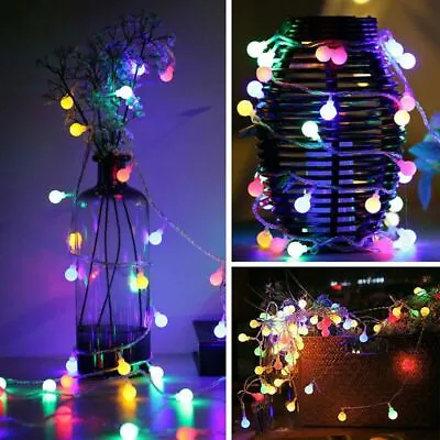 £7.95 • Buy Pastel Berry Lights Battery Operated 50 100 200 Fairy String Wedding Party Xmas