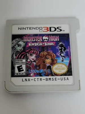 Monster High: New Ghoul In School (Nintendo 3DS 2015) Cartridge ONLY + Tested! • $22.95