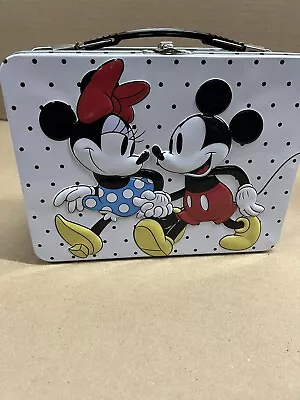 Disney Mickey And Minnie Mouse Tin Lunch Box  Used Collectible 89070 • $4.99