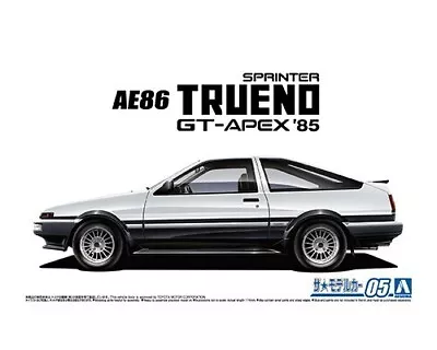 Aoshima 1/24 Toyota AE86 Sprinter Trueno GT-Apex '85 • $33.99