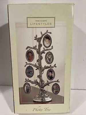 Family Tree Photo Holder PEWTER BELK'S HOME ACCENTS Lifestyle's Table Top 11 1/2 • $19.95