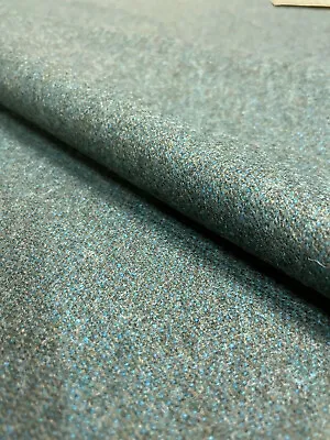2.75 Yd Maharam Luce Cypress Blue Green Woven Wool Blend Upholstery Fabric EU • $57.20