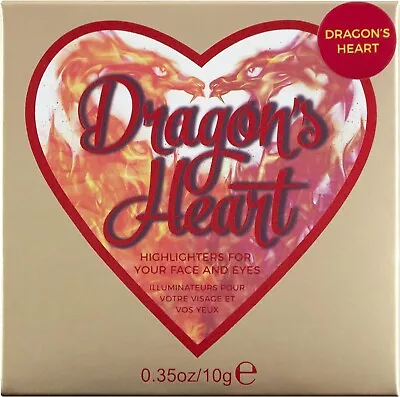 I ♡ Love Heart REVOLUTION Heart Highlighter In Shade Dragons Heart Brand New • £4.21